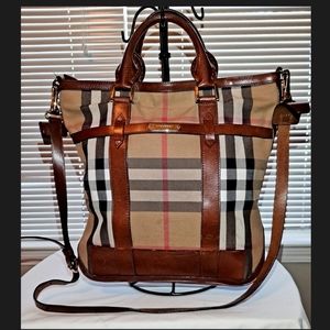 Burberry House Check Kenny Tote